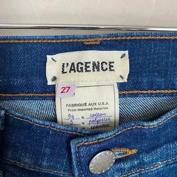 L'AGENCE El Matador French Slim Crop Jeans Size 27 - Picture 3 of 11